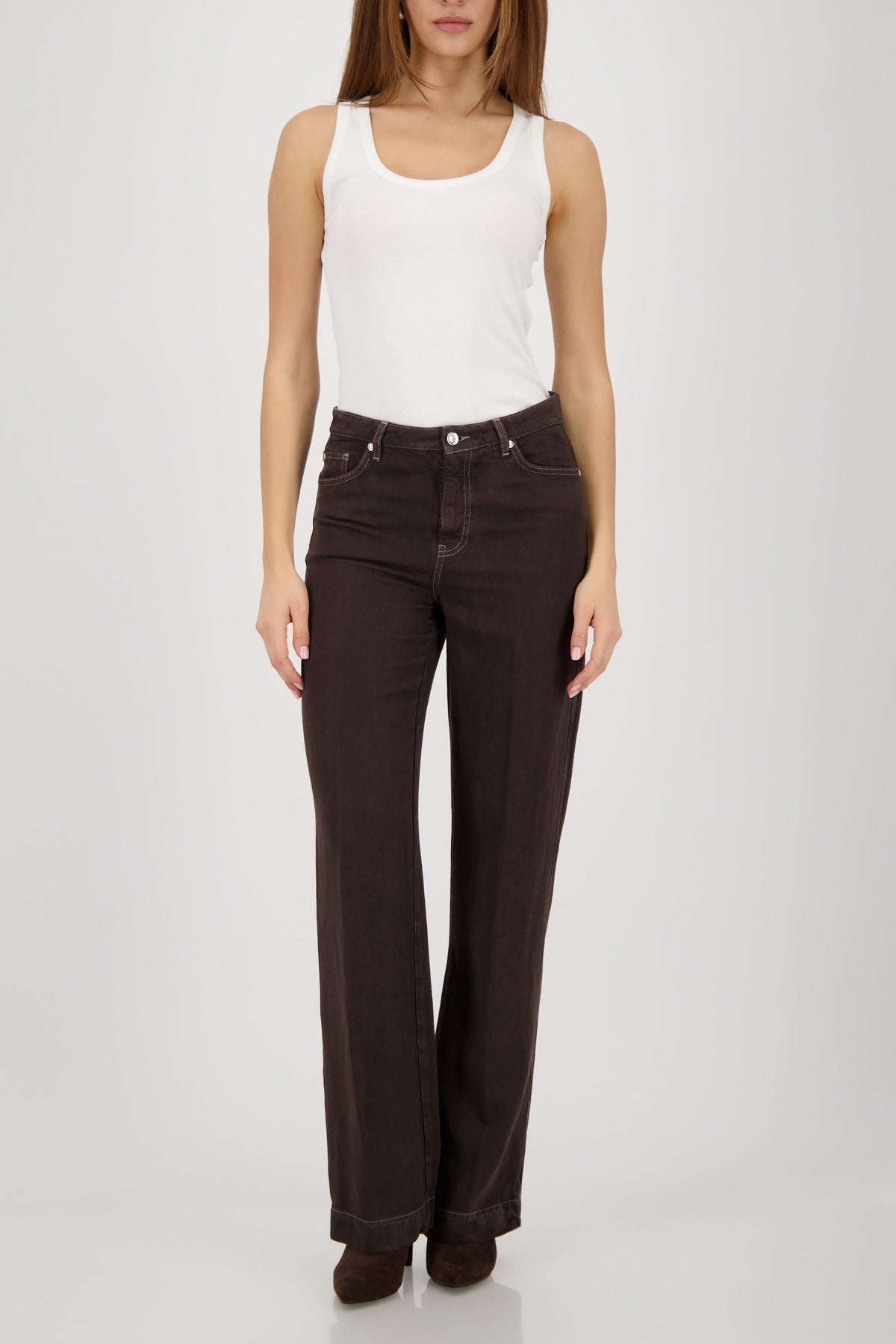 Shop Monari Cape Town Contrast Seam Trouser - Monari