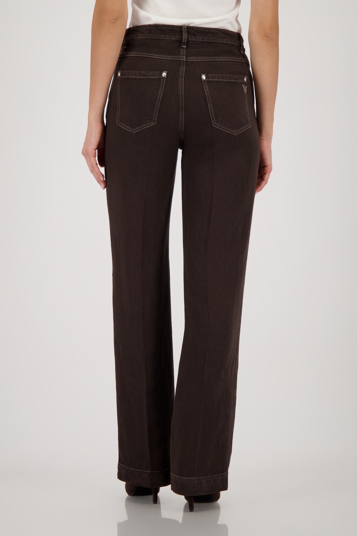 Shop Monari Cape Town Contrast Seam Trouser - Monari