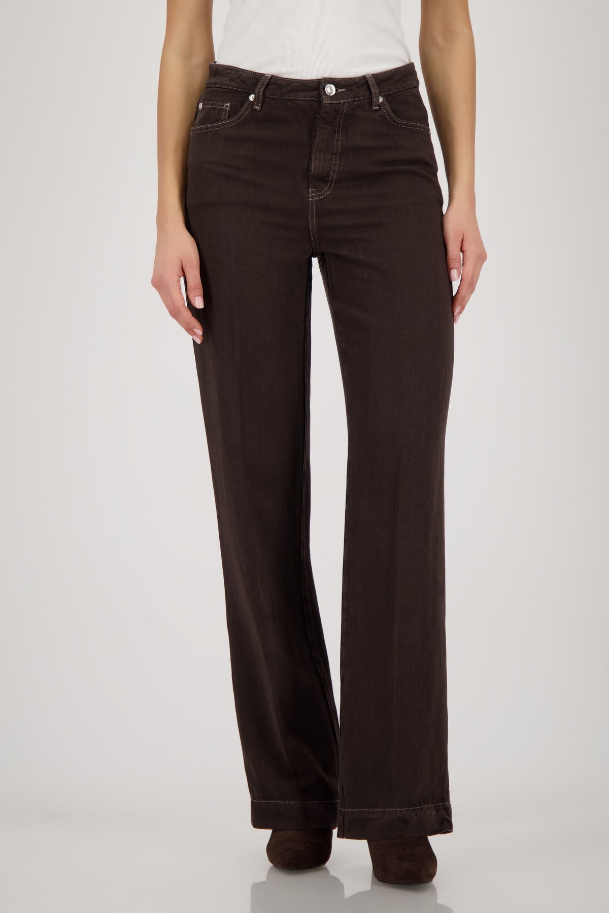 Shop Monari Cape Town Contrast Seam Trouser - Monari