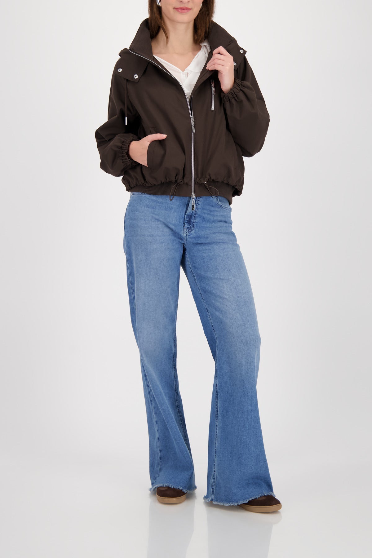 Shop Monari Cape Town Oversize Hooded Jacket - Monari