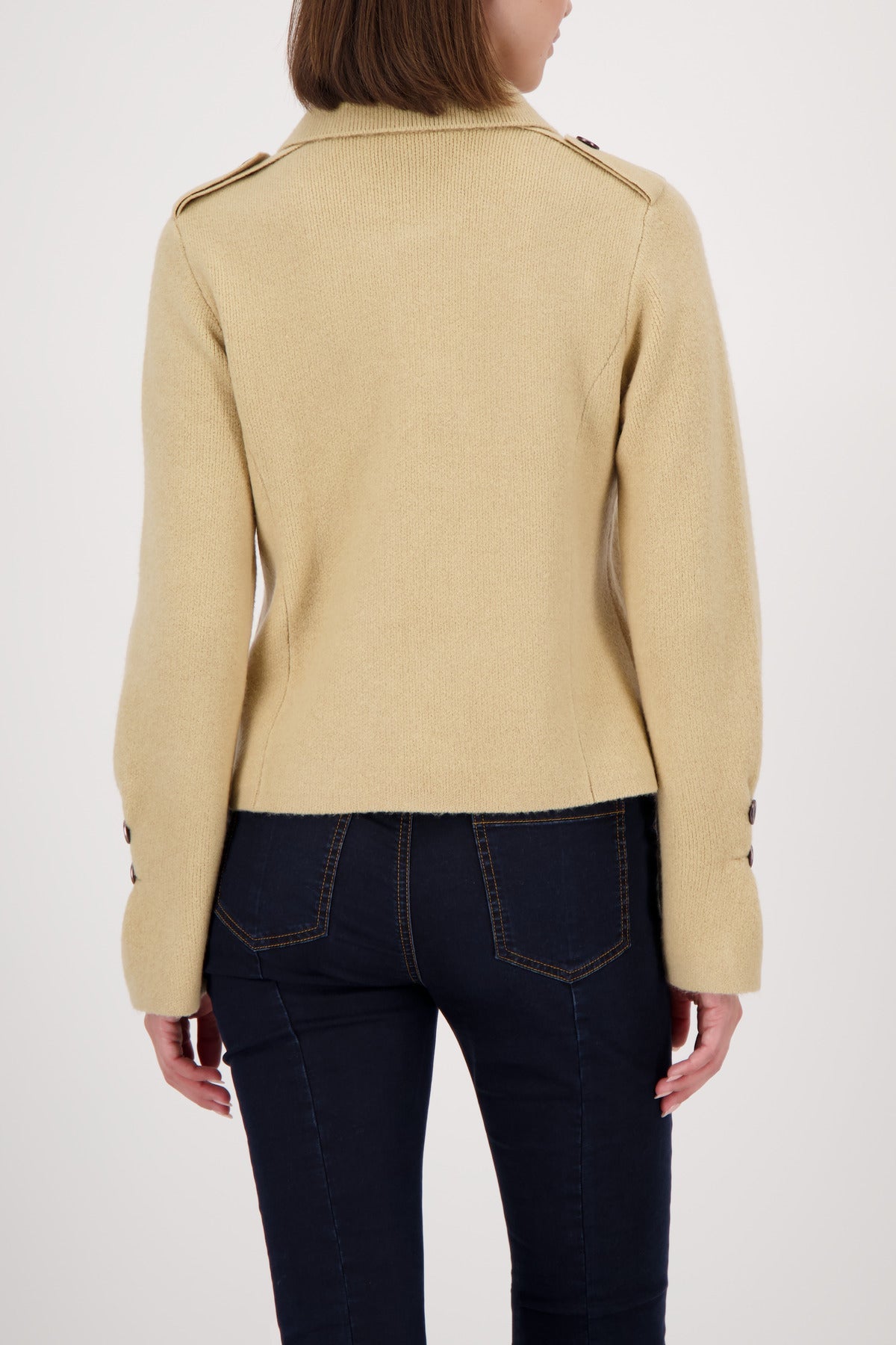 Shop Monari Champs - Élysées Ruffle Cardigan Jacket - Monari