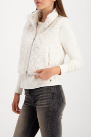 Shop Monari Ciao Bella Faux Fur Waistcoat - Monari