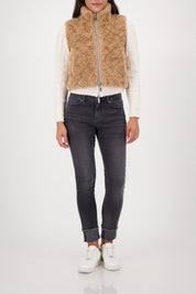 Shop Monari Ciao Bella Faux Fur Waistcoat - Monari