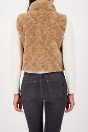 Shop Monari Ciao Bella Faux Fur Waistcoat - Monari