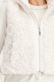 Shop Monari Ciao Bella Faux Fur Waistcoat - Monari