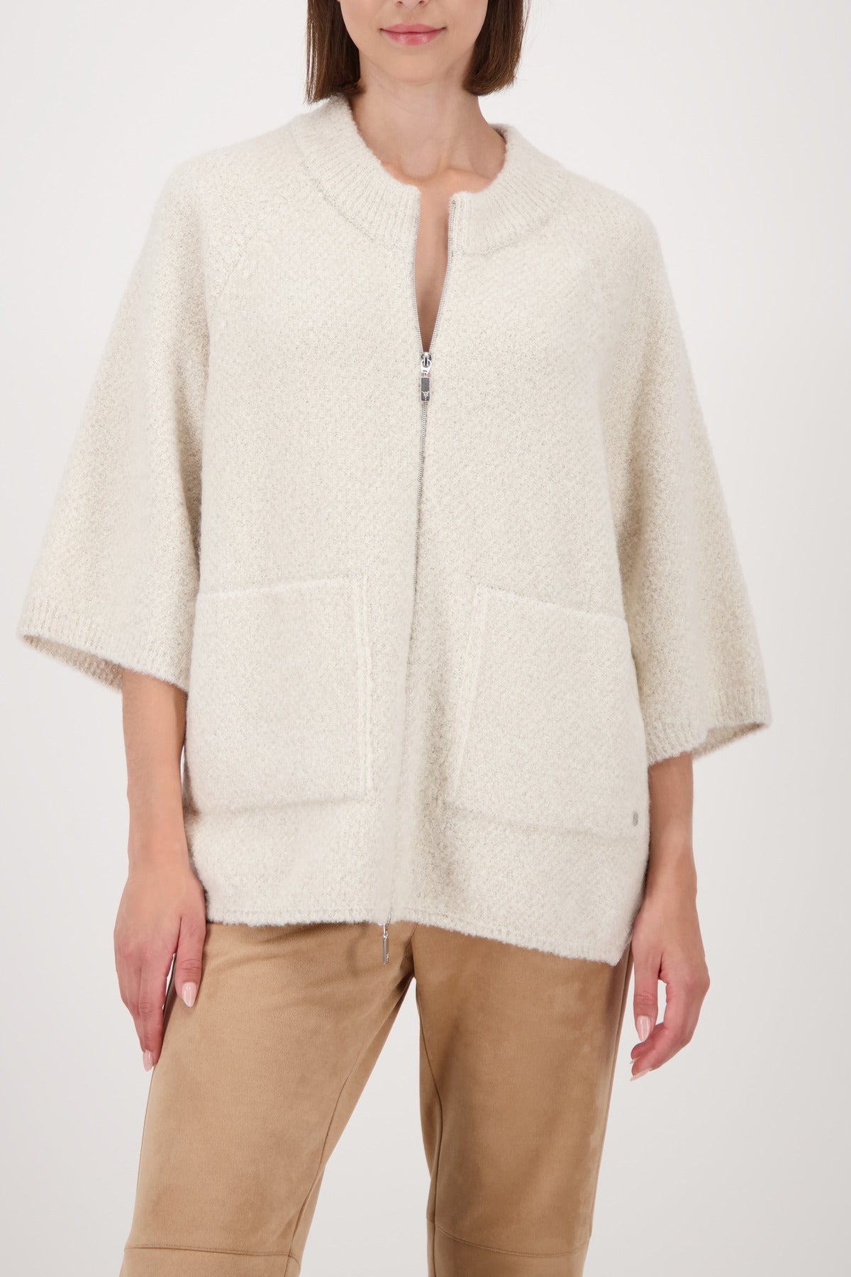 Shop Monari Ciao Bella Knitted Cape Jacket - Monari
