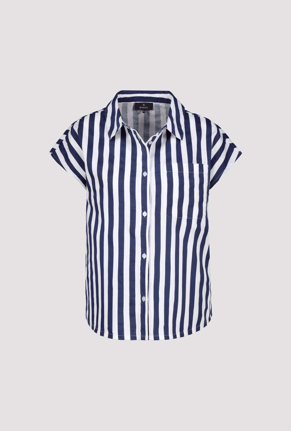 Shop Monari Code d'Azure Stripe Shirt - Monari