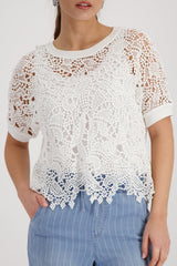 Monari Hamptons Lace Sweater