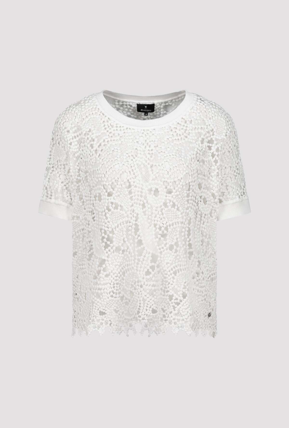 Shop Monari Hamptons Lace Sweater 410889 - Monari