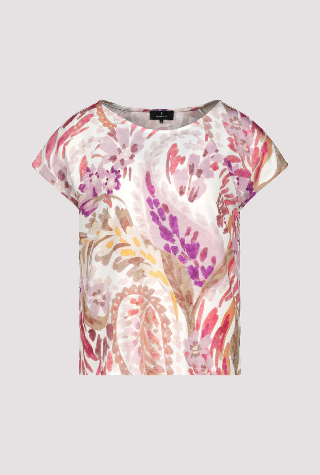 Shop Monari Havanna Paisley Print T-Shirt - Monari