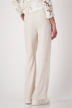 Shop Monari Havanna Wide Leg Pant Seashell - Monari
