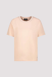 Shop Monari Italy T-Shirt with Chain Detail in Summer Peach - Monari