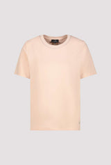 Monari Italy T-Shirt with Chain Detail in Summer Peach