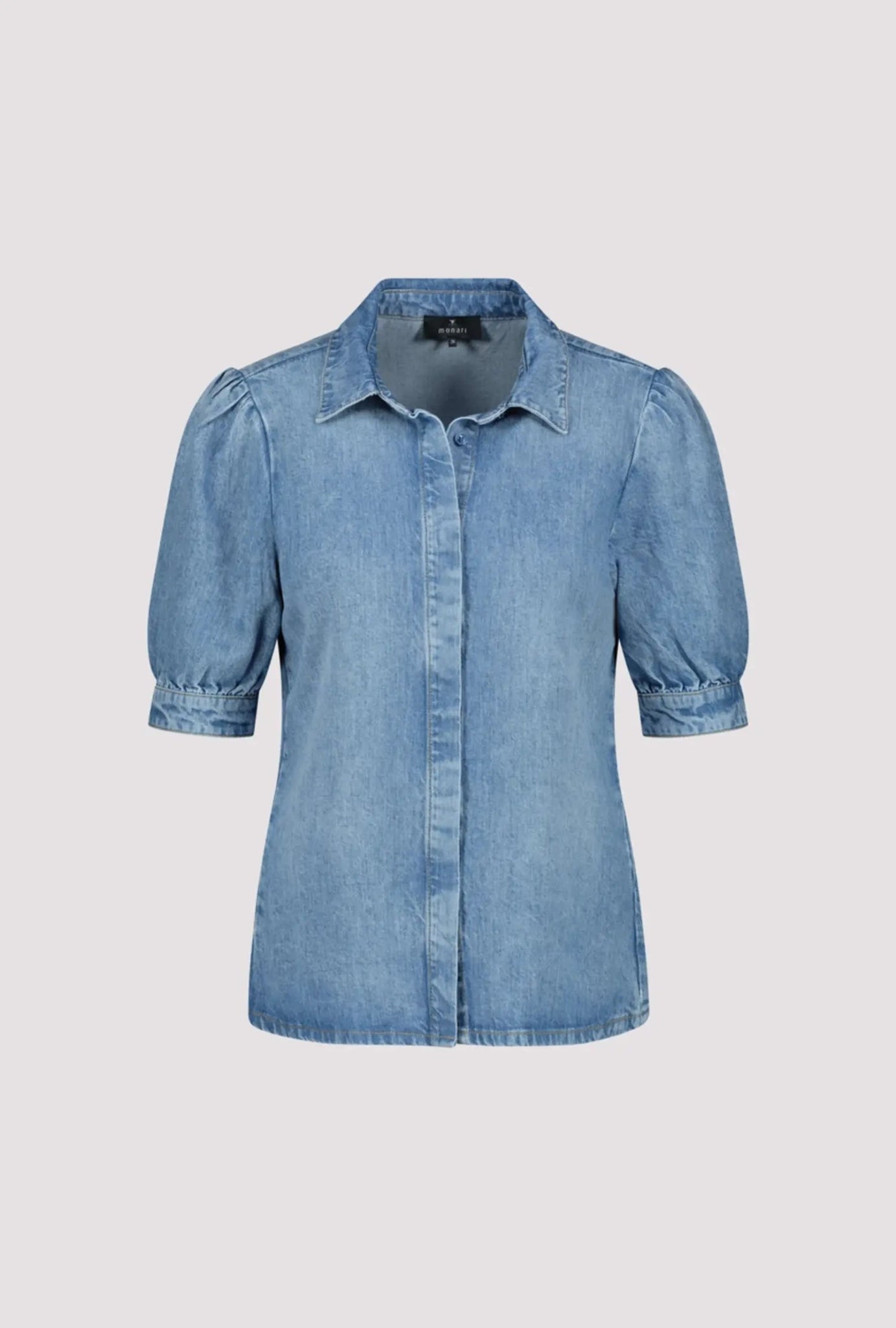Shop Monari Lyocell Denim Blouse - Monari