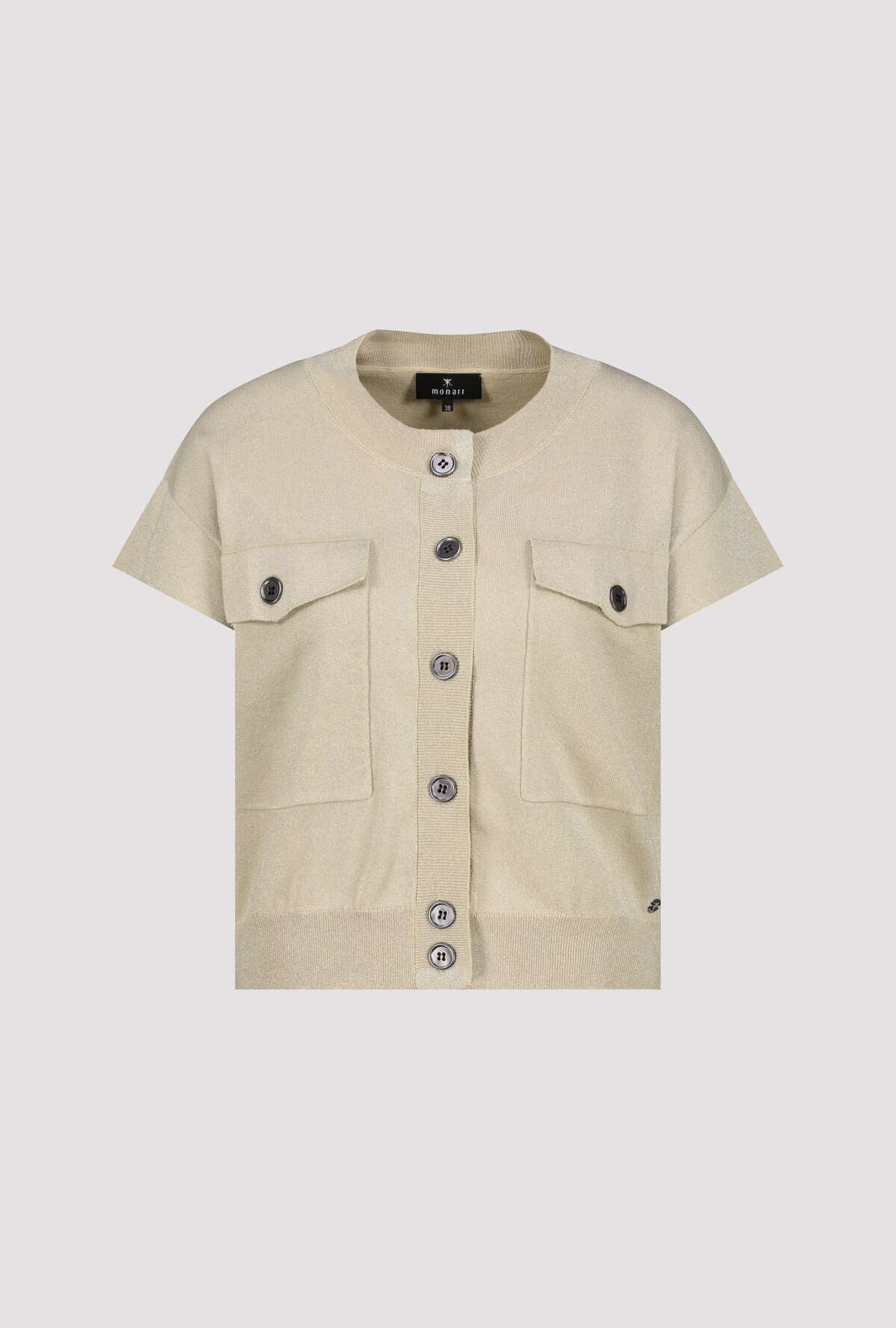 Shop Monari Montana Knitted Cardigan Vest - Monari