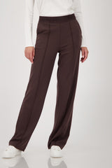 Monari Pull-On Elastic Lettering Band Pants