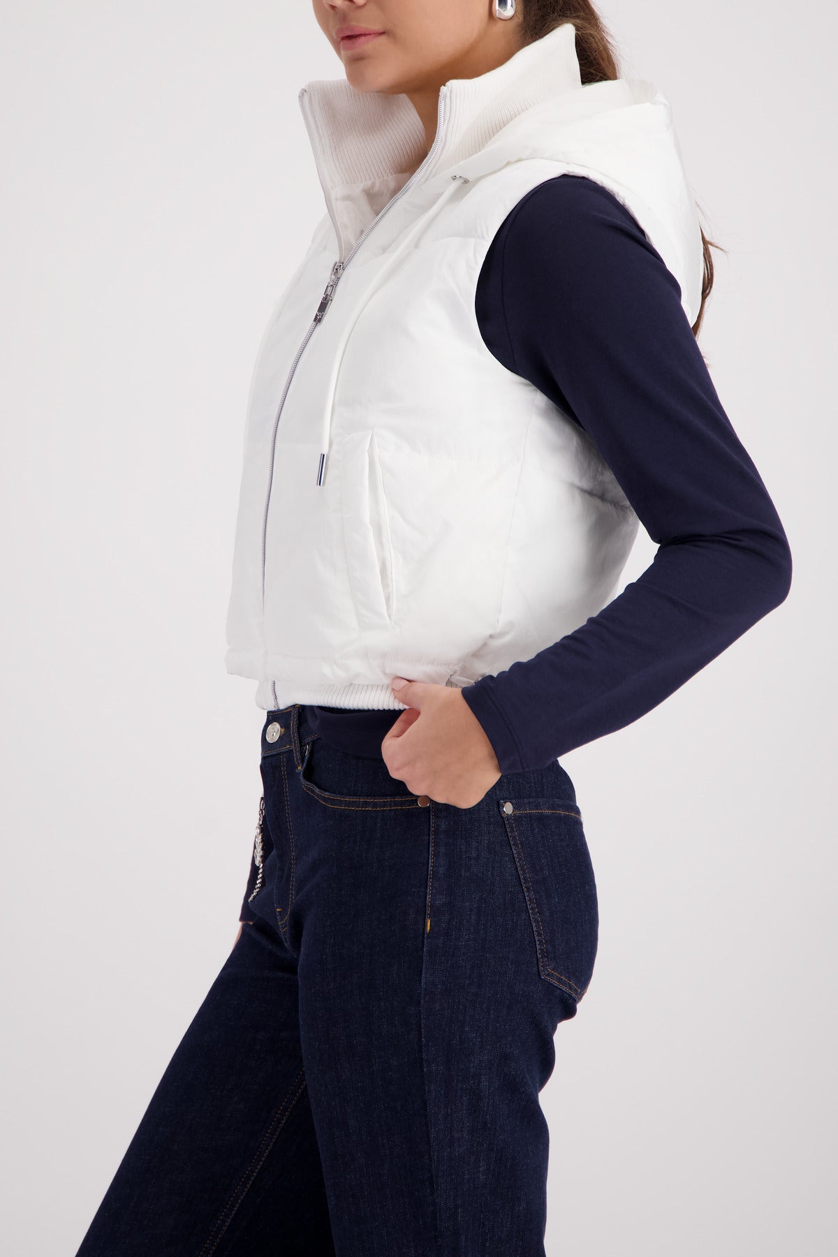 Shop Monari Quilted Waistcoat - Monari