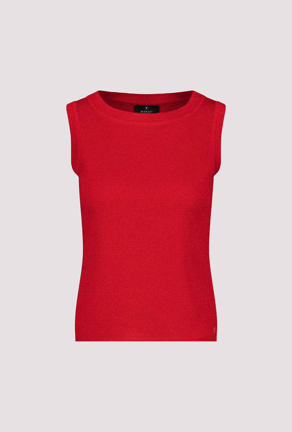 Shop Monari Red Pullover Knitted Top - Monari