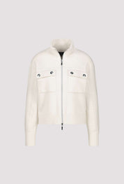 Shop Monari Stand Up Collar Cadigan Jacket - Monari