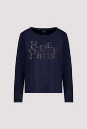 Shop Monari Tokyo Rhinestone Sweatshirt - Monari