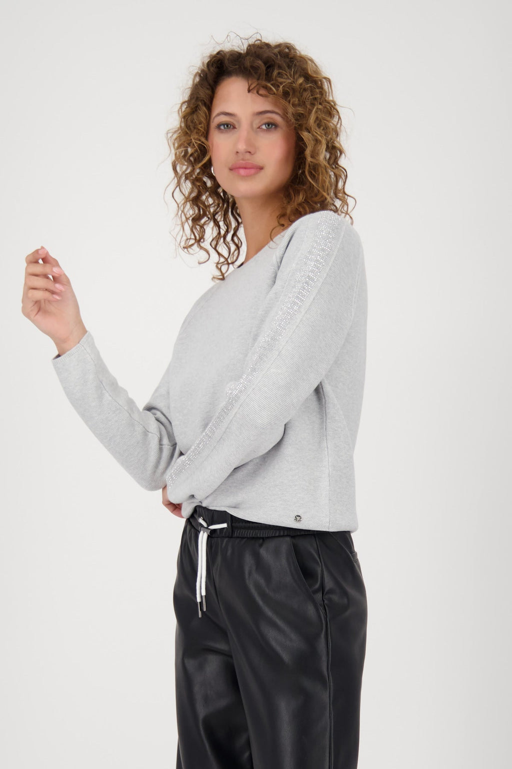 Shop Monari Tokyo Sweater with Rhinestone Accents - Monari