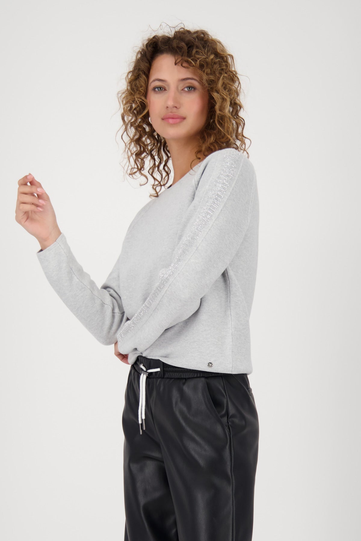 Shop Monari Tokyo Sweater with Rhinestone Accents - Monari
