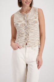 Shop Monari Viva Italia Knitted Vest - Monari