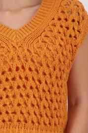 Shop Monari Viva Italia Sleeveless Jumper - Monari