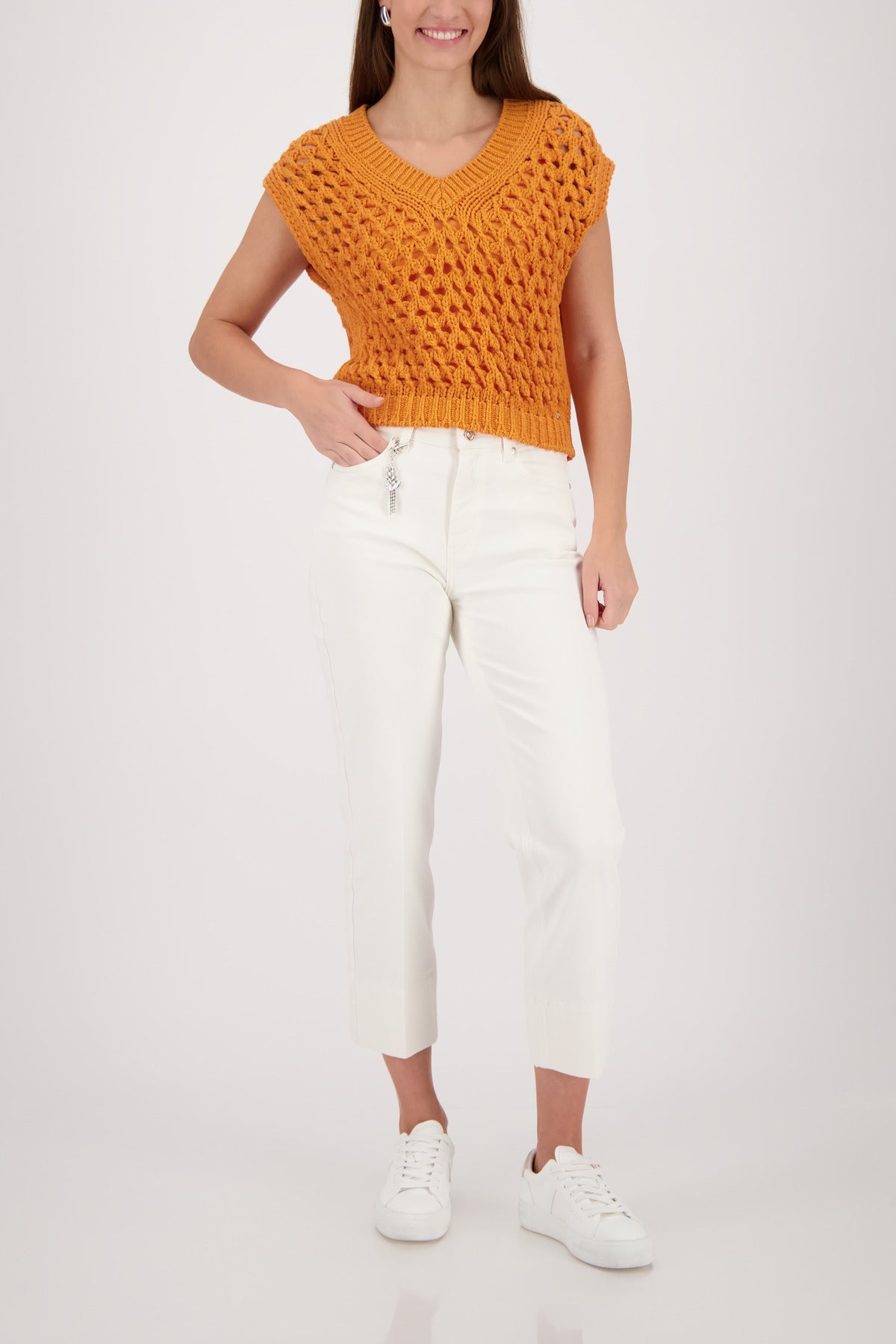 Shop Monari Viva Italia Sleeveless Jumper - Monari