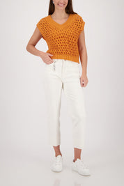 Shop Monari Viva Italia Sleeveless Jumper - Monari