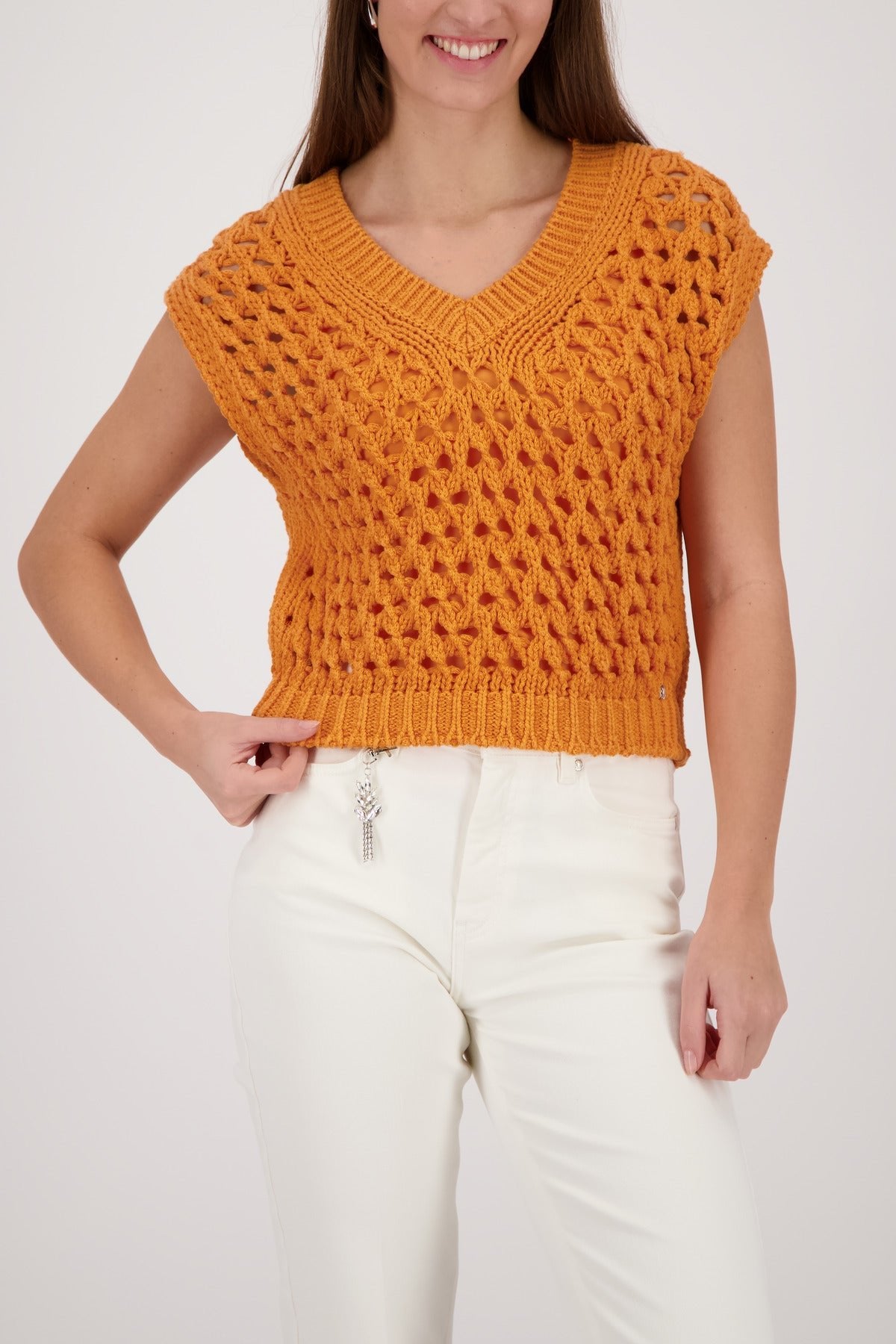 Shop Monari Viva Italia Sleeveless Jumper - Monari