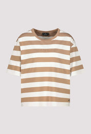 Shop Monari Viva Italia Striped T-Shirt - Monari