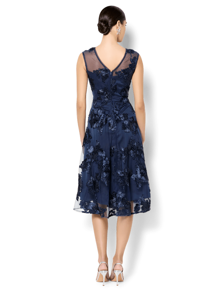 Shop Montique Isha Hot Pink Ribbon Lace Dress - Montique