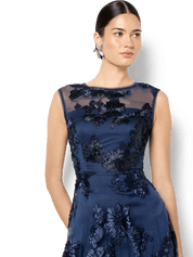 Shop Montique Isha Hot Pink Ribbon Lace Dress - Montique