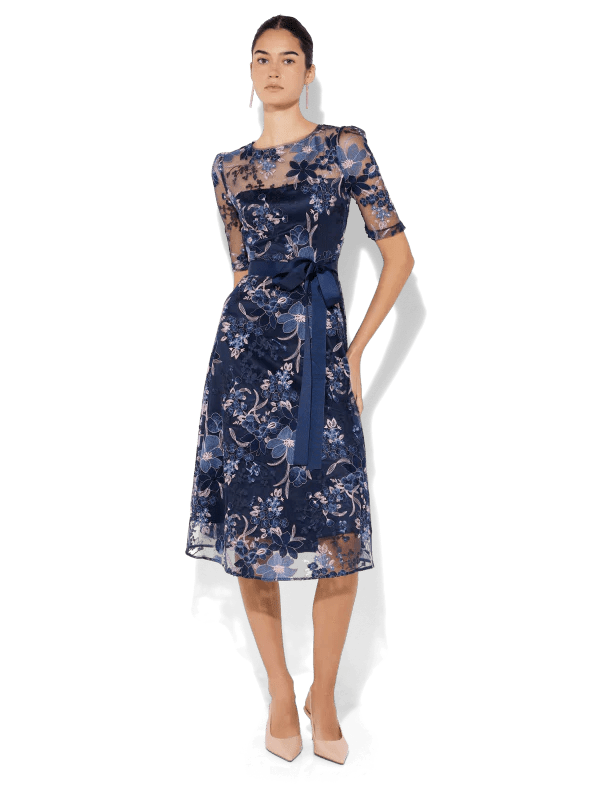 Pink Lace Dress - Montique