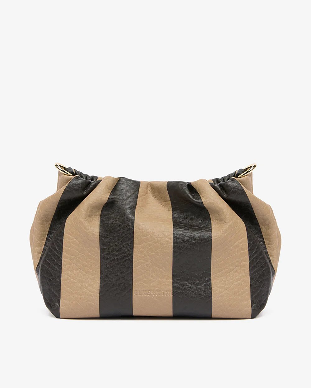 Shop Monty Bag | Black/Latte Stripe - Elms+King