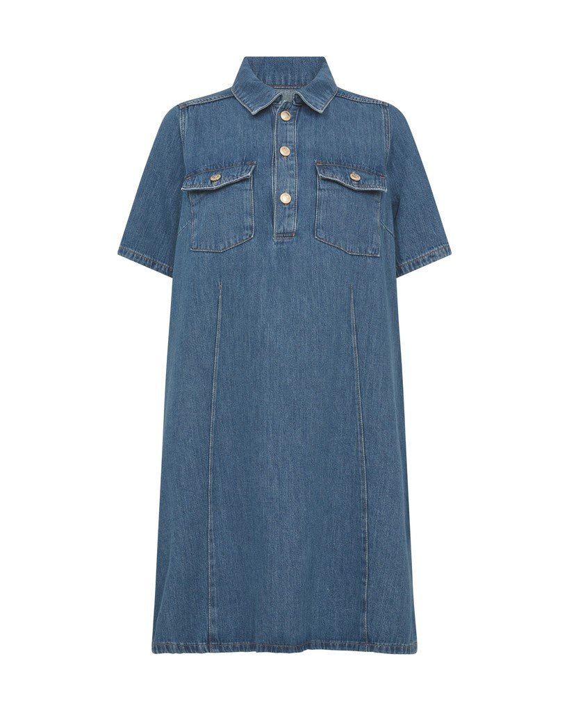 Shop Mos Mosh Biba East Denim Dress - MOS MOSH