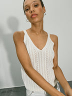 Shop MOS MOSH Cressida Melange Knit Top - MOS MOSH