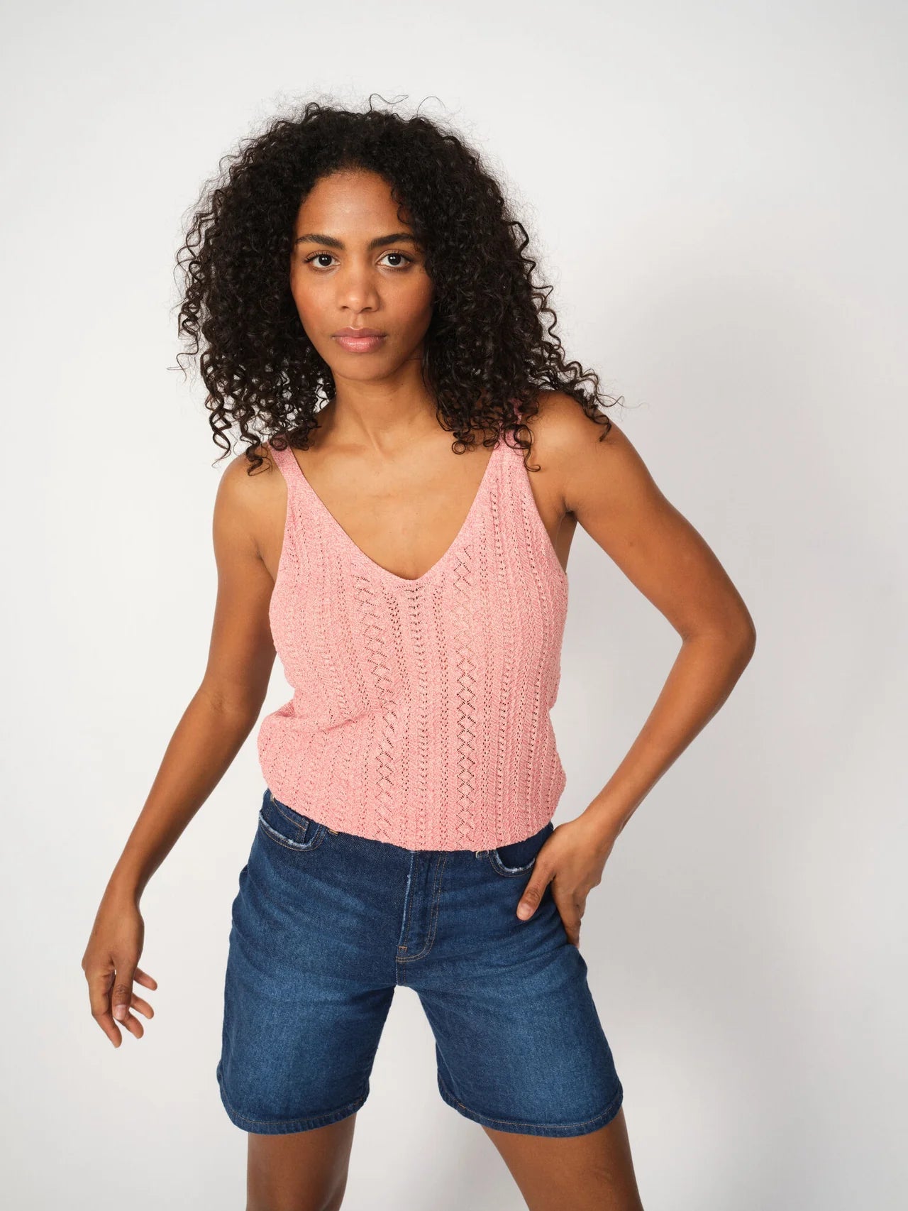 Shop MOS MOSH Cressida Melange Knit Top - MOS MOSH