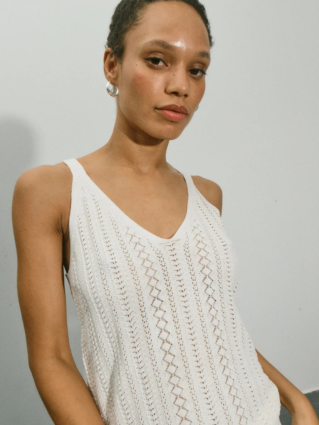 Shop MOS MOSH Cressida Melange Knit Top - MOS MOSH