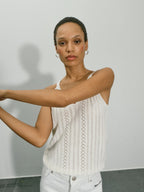 Shop MOS MOSH Cressida Melange Knit Top - MOS MOSH