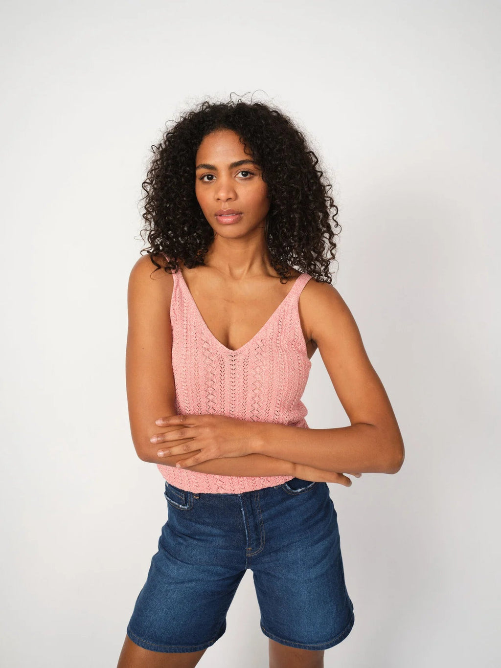Shop MOS MOSH Cressida Melange Knit Top - MOS MOSH