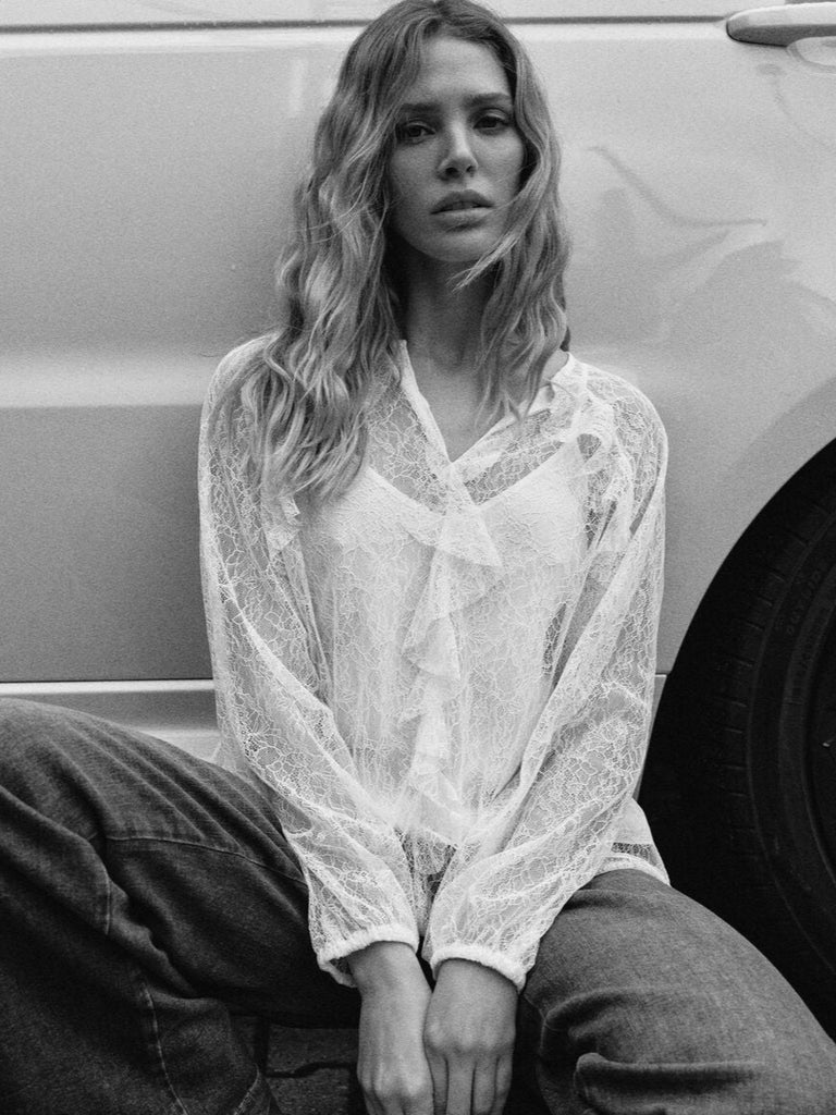 Shop Mos Mosh Erika Lace Blouse - MOS MOSH