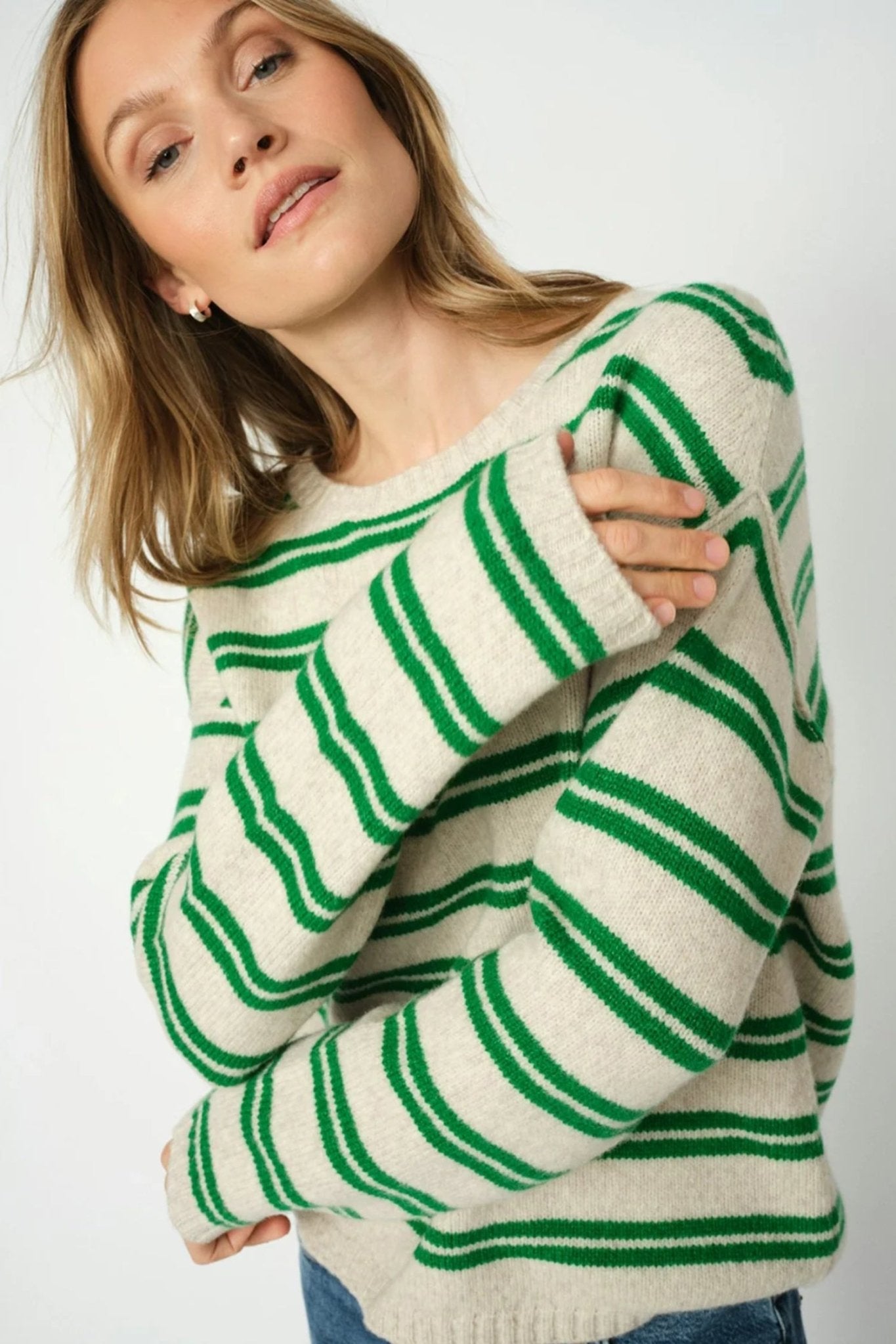 Shop Mos Mosh Khai Two Stripe Knit in Amazon - MOS MOSH