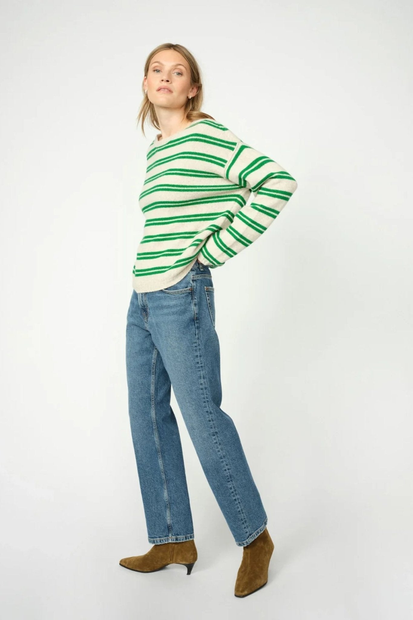 Shop Mos Mosh Khai Two Stripe Knit in Amazon - MOS MOSH