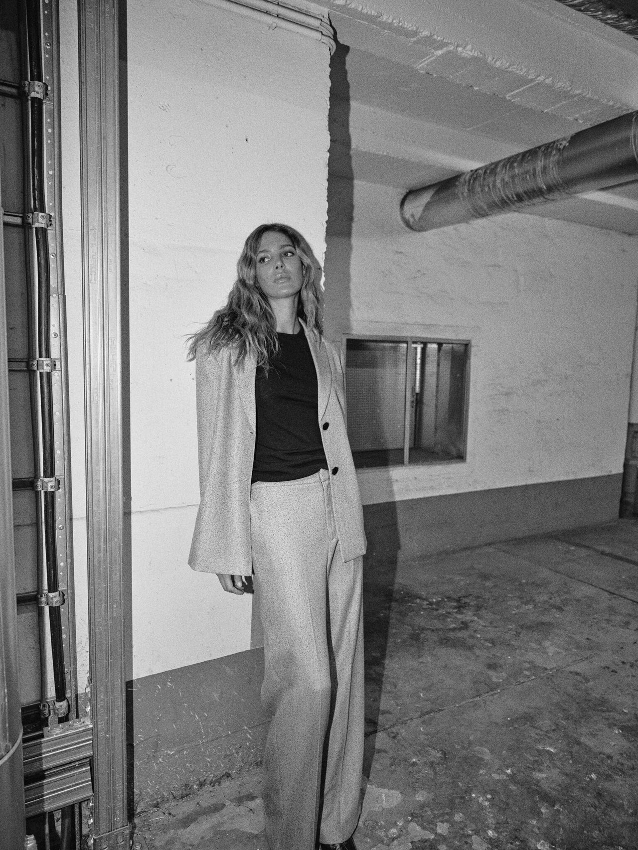 Shop Mos Mosh Leya Merlin Tweed Bouclé Pant in True Camel - MOS MOSH
