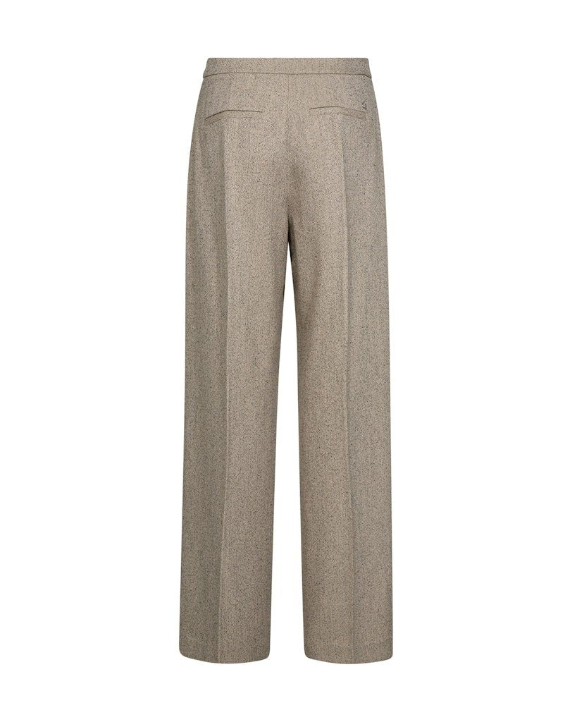 Shop Mos Mosh Leya Merlin Tweed Bouclé Pant in True Camel - MOS MOSH