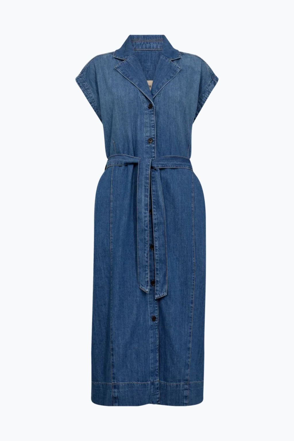 Shop MOS MOSH Pitti Nalan Denim Dress - MOS MOSH