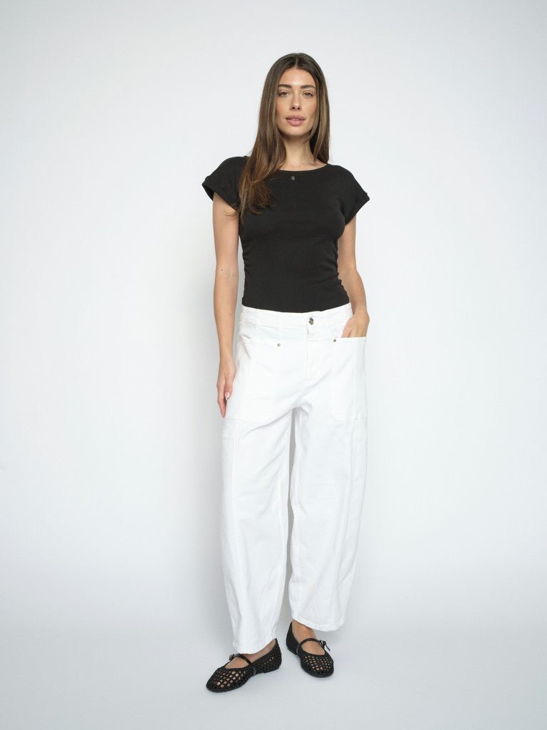 Shop Mos Mosh Rosy Bianco Pant - MOS MOSH