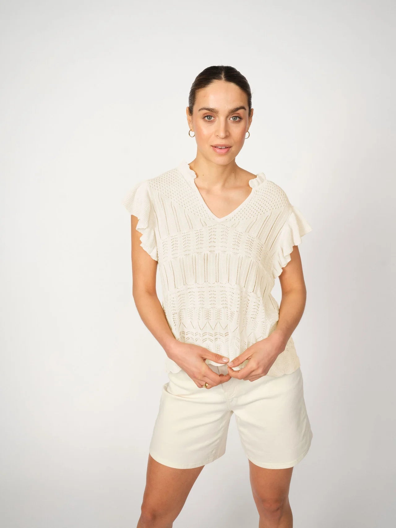 Shop MOS MOSH Ryett Knit Blouse - MOS MOSH